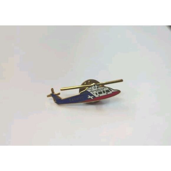 Skymed Air Care Team Rescue Medical Helicopter Pin Pinback - Picture 2 of 4